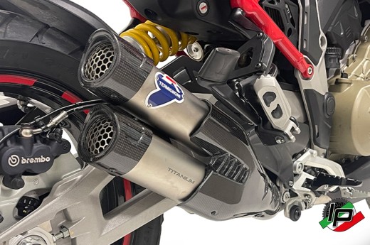 Termignoni Racing Auspuff Komplettanlage Edelstahl fr Ducati Multistrada V4