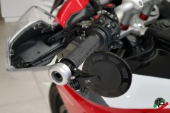 CNC Racing Adapter Lenkerendspiegel fr Ducati Multistrada V4, DesertX & Hypermotard 698 Mono