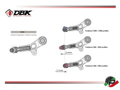 DBK Special Parts Schalthebel BMW R1300GS