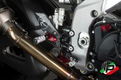 Lightech Furastenanlage R Version fr Aprilia RSV4, 1100 Factory, Tuono V4 mit ABE