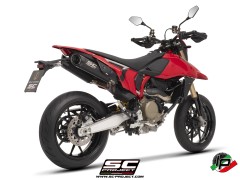 SC Project S1-C Titan Black Edition Euro5 Auspuff fr Ducati Hypermotard 698 Mono