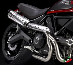 Termignoni Racing Auspuff High Mount Komplettanlage fr Ducati Scrambler 800